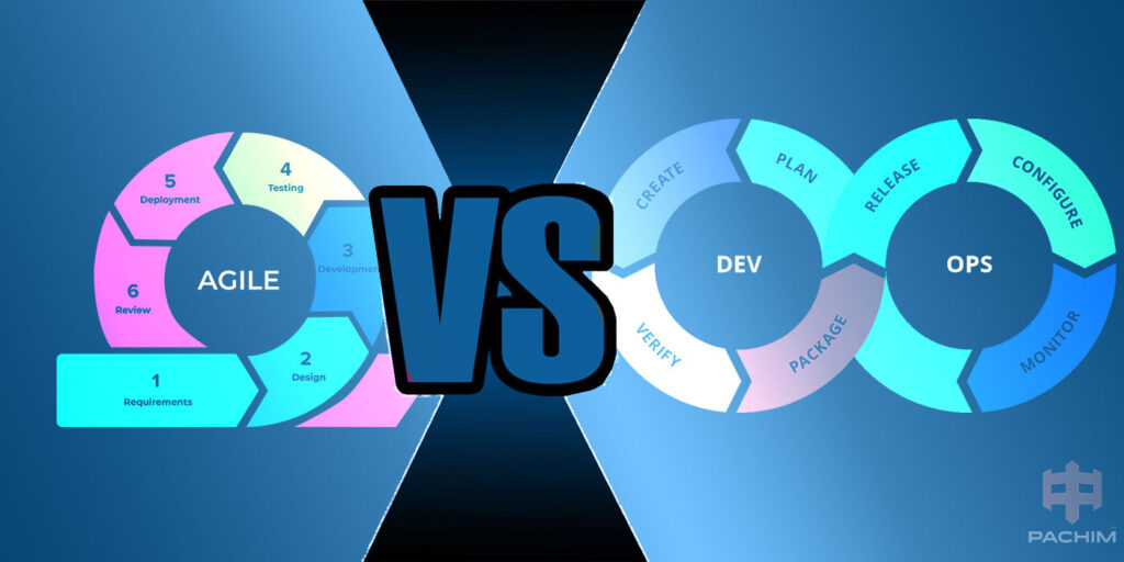 مسیر یادگیری دواپس - تفاوت بین Agile  و DevOps