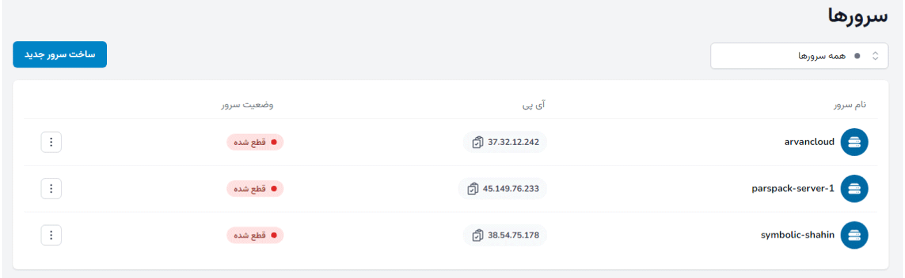 مدیریت سرور با پچیم