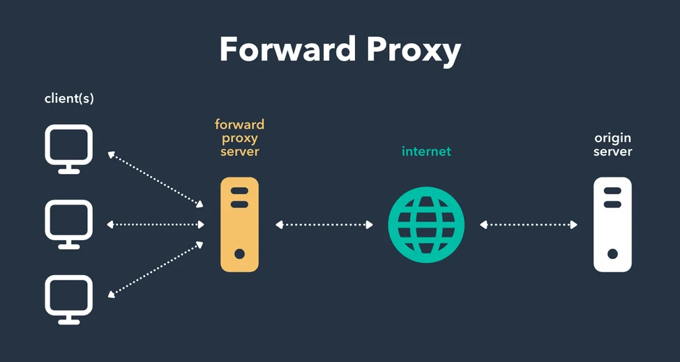 چگونگی کار کردن پروکسی یا Forward Proxy
