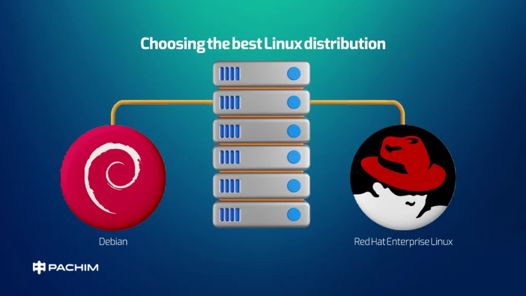 مقایسه توزیع‌های لینوکس Debian و Red Hat Enterprise Linux برای انتخاب بهترین سیستم‌عامل سرور